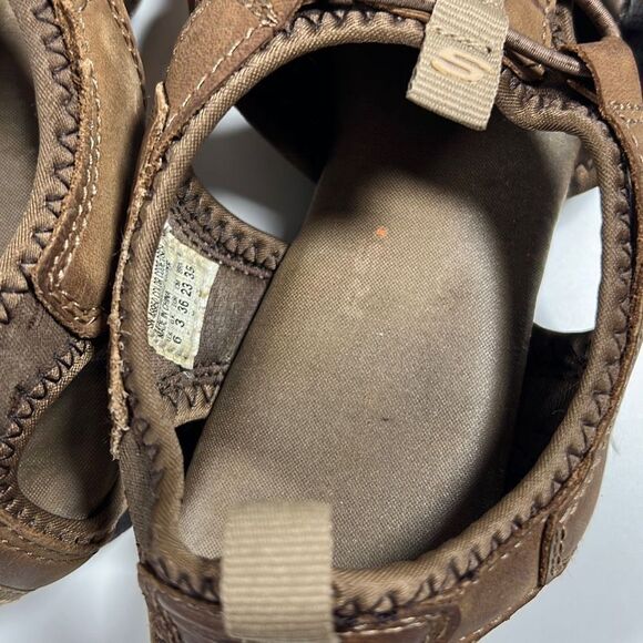 Skechers Air Comfort Leather Waterproof Hiking Walking Sandals Shoes Brown US 6 main image 10